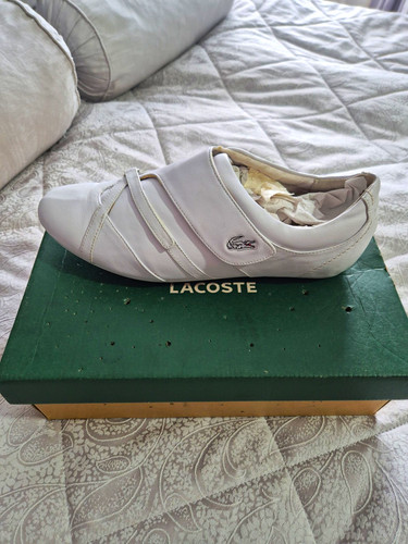 Lacoste white hook loop - lacoste, low