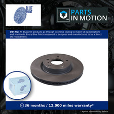2x Brake Discs Pair Vented