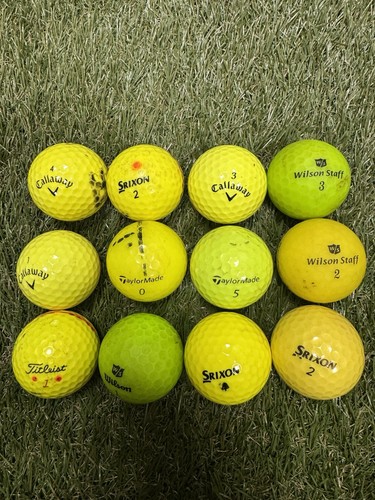 Mixed coloured golf - 12,