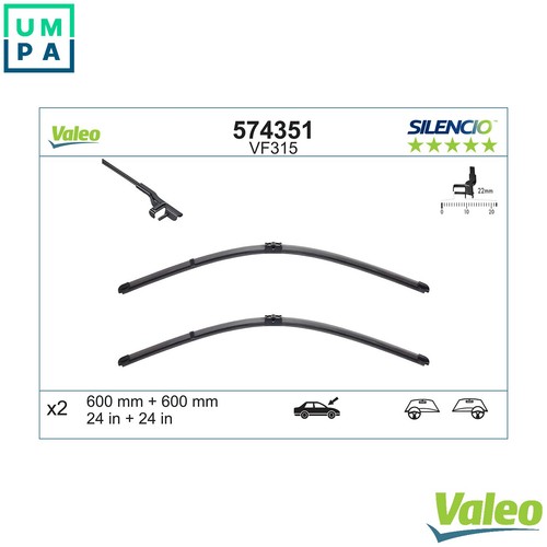Wiper blade 574351 for - 574351, vw