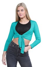 Ladies Tie Up Shrug Long