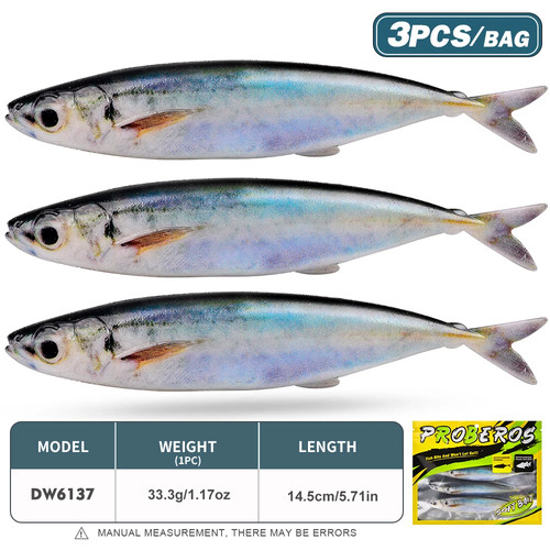 Proberos realistic soft fish - realistic,