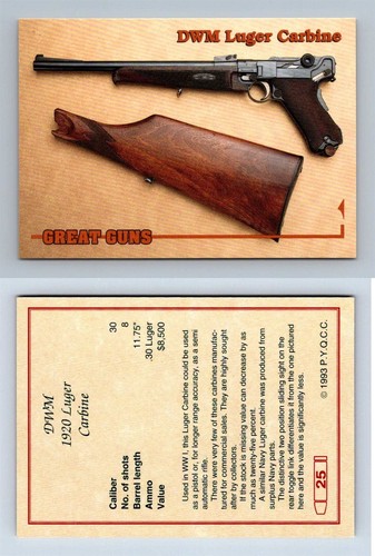 Dwm luger carbine - luger, #25