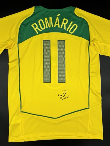 Romario signed brazil home - signed,