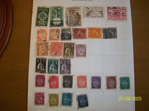 Job lot old album pages - old,