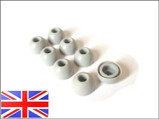 REPLACEMENT EARBUDS EARTIPS EAR TIPS FOR MOTOROLA ROKR S9 S10 HD GREY LARGE