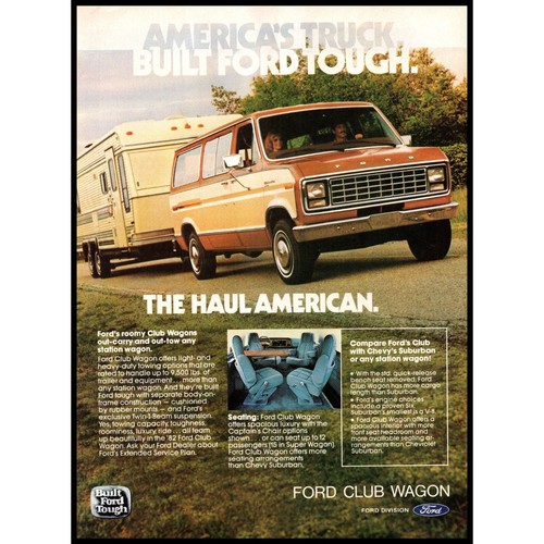 1982 ford club wagon van - club,