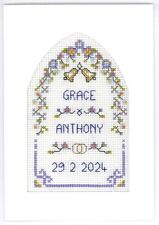 Cross stitch Wedding Greetings