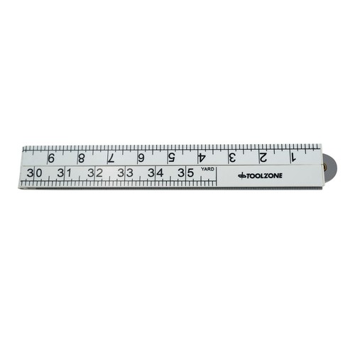 Metal ruler double side - double,