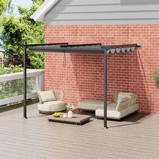 Outdoor Lean To Pergola with