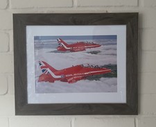Framed A4 Archival Matt Photo Print of The Red Arrows 
