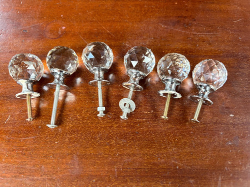 Glass cabinet drawer - cabinet, knobs