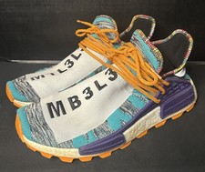 Adidas Pharrell x NMD Human Race Trail Solar Pack Shoes Size 12