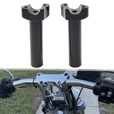 5.5" Straight Handlebar Risers 1" Bar fit Harley Touring Dyna Street bob Softail