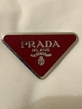 Prada Milano Logo Keyring
