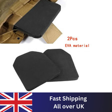 TRIXES Armoured Tactical Plate Airsoft Dummy SAPI Style x2 NEW Shock Strike Vest