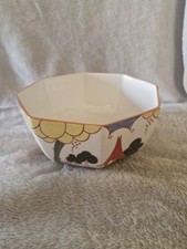 Wedgwood Clarice Cliff Summer House Bowl – Octagonal Shape – Collector Piece