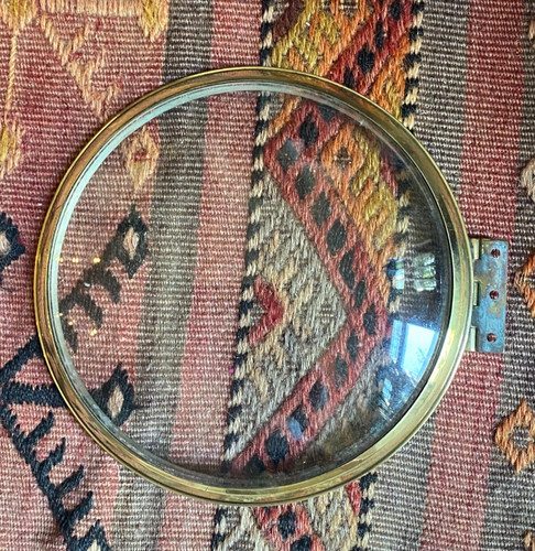 Good antique clock - clock, brass