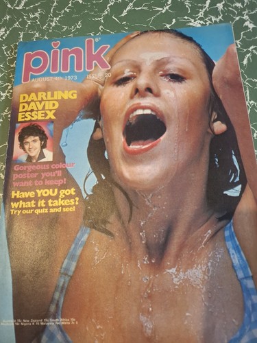 Vintage pink magazine august - vintage,