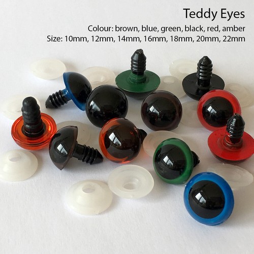 Pairs safety eyes teddy - 5, bear