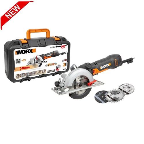 Worx wx439 500w 120mm worxsaw - worx,