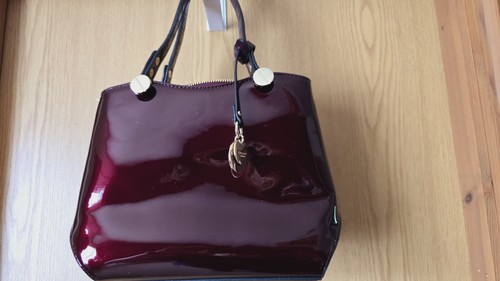 Dune london burgundy patent - dune,