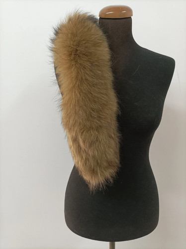 Real finn raccoon fur hood - finn,