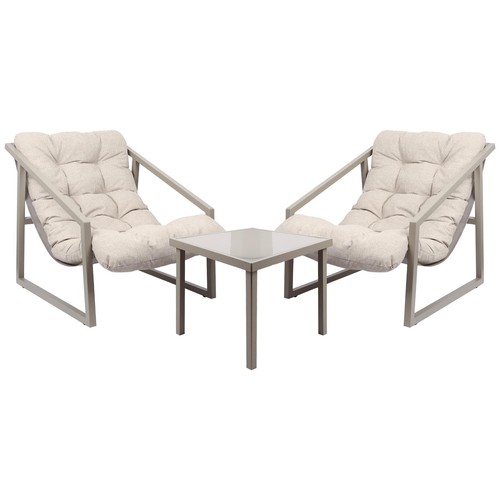 Piece padded metal - metal, patio