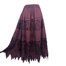 Velvet skirt Pixie Hem