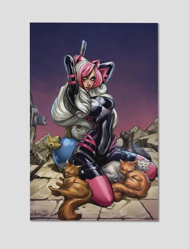 Miss meow premium giclee - #7,
