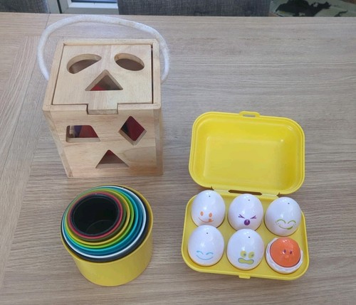 Toddler toy bundle wooden - toy,