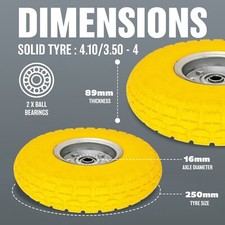 10" YELLOW PNEUMATIC SACK