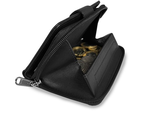 Womens leather purse - purse, rfid