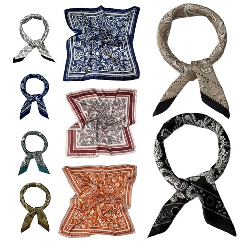 Square satin silk scarves - square,
