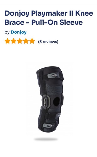 Donjoy playmaker knee brace - playmaker,