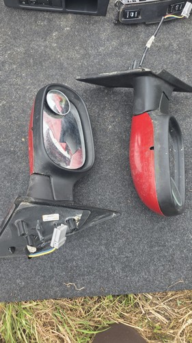 Red wing mirror pair - mirror,
