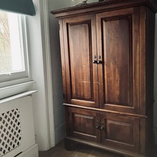 Vintage Antique Wooden Armoire