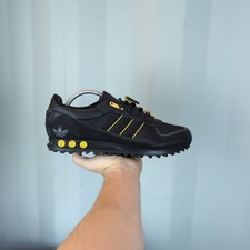 UK 9 - adidas Originals LA Trainer II GY5355 Black Grey  Retro Trainers Mens