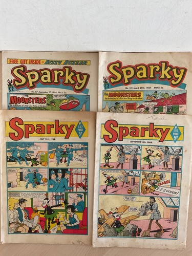 Sparky comics all 1960s - -,
