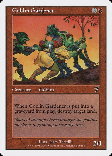Mtg goblin gardener - [mtg],