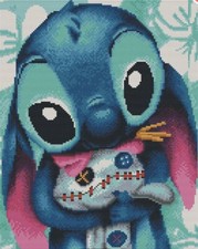 DISNEY STITCH & SCRUMP LOVE  CROSS STITCH PATTERN FREE POSTAGE