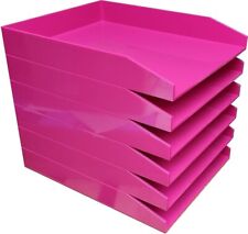 6x Foray Letter Tray Set