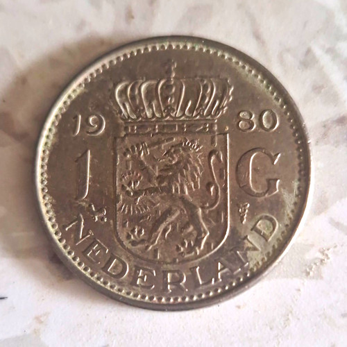 Netherlands gulden coin 1980 - netherlands,