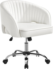 Faux leather office desk - office,