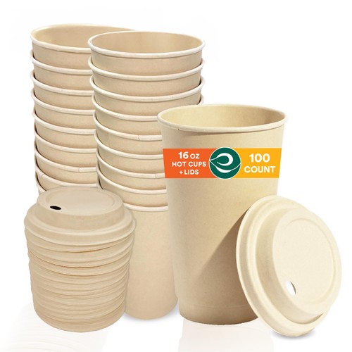 100 pack compostable - 100,