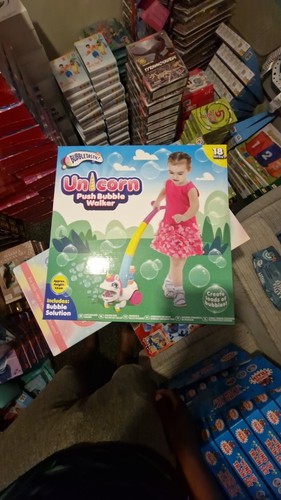 Bubbletastic unicorn push - unicorn,