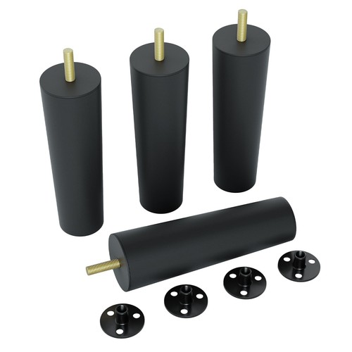 Pack inch black plastic - 4,