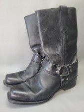 Vtg Sears Black Leather Square