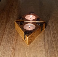 2x Tea Light Holders Rustic