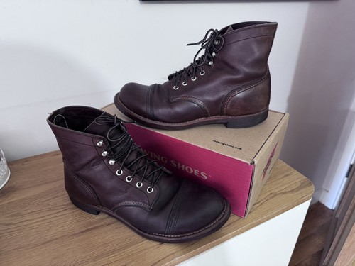 Red wing iron ranger boots - red,